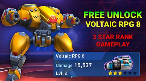 Free Unlock Voltaic Rpg Event Brickhouse Mech Arena Youtube