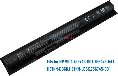 Battery For Hp 756743 001 Laptop2200mah Replacement Hp 756743 001