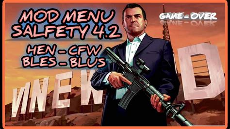 Como INSTALAR MOD MENU GTA5 PS3 SALFETY V4 2 PARA HEN CFW BLES Y