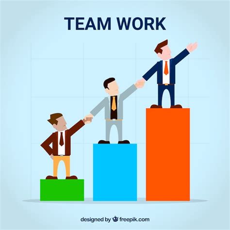 Teamwork with businessmen and graphic | Stock Images Page | Everypixel