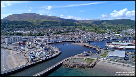 Aerial View Of Ramsey Isle Of Man 12518