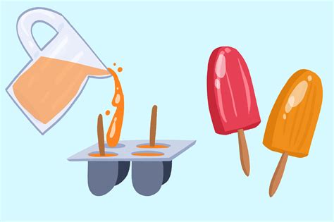 Making Yummy Ice Lollies Garth And Bev