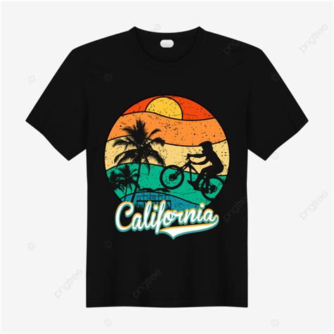 California Typography Orange Tshirt Design Vector California Tshirt