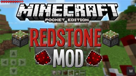 Minecraft Pe Redstone Mod W Map Gameplay Youtube