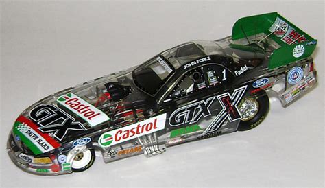 John Force Castrol Mustang 40th Anniversary Nhra Funny Car Diecast