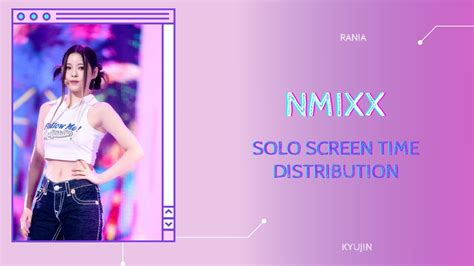 Request Nmixx All M Vs Solo Screen Time Distribution Until