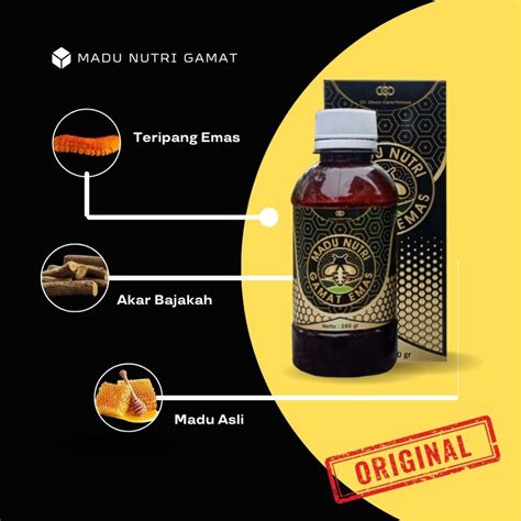 Jual Obat Pembengkakan Prostat Bengkak Herbal Madu Nutri Gamat Emas 280