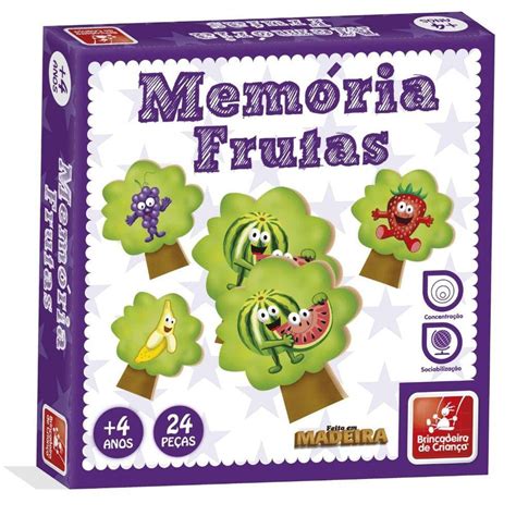 Jogo Da Memoria Frutas E Hortalicas Pontofrio