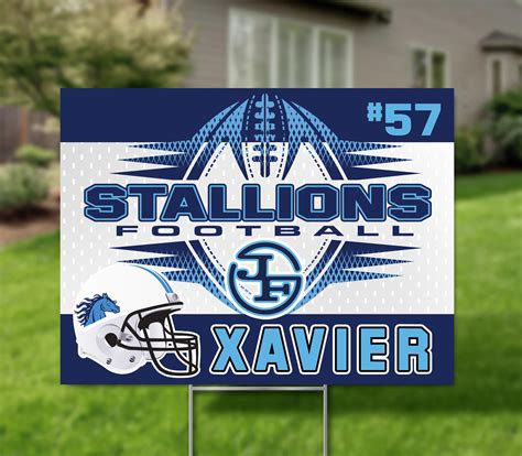 Folks Football Yard Sign A1 Sports Center