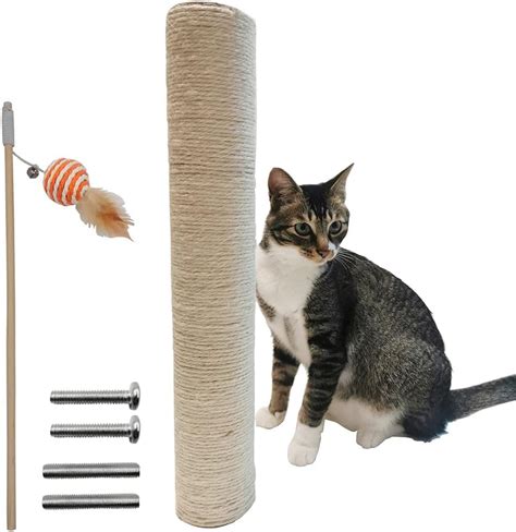 Cm Tall Natural Sisal Spare Cat Scratching Post Replacement Pole