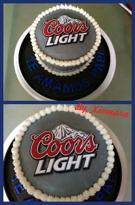 Coors Light Cake Beer Cake Beer Birthday Dad Cake