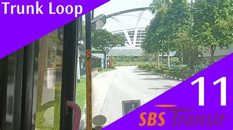 ARCHIVED Singapore SBS Transit Trunk Bus Service 11 Route Visual