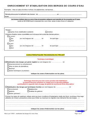 Fillable Online Puy De Dome Gouv Fiche Enrochement Internet Des