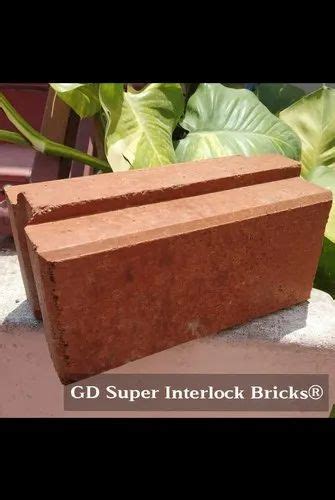 Clay Interlock Bricks 10 5 L X 5 H X 6 W At Rs 36 Piece In