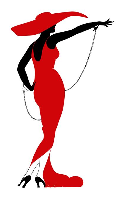 Frau Silhouette Rotes Kleid Kostenloses Stock Bild Public Domain Pictures