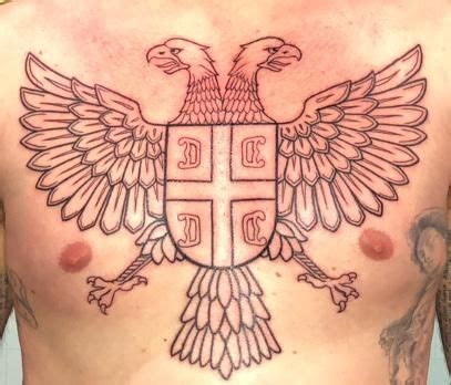 Serbian Chest Tattoo Tattoos Chest Tattoo Russian Tattoo