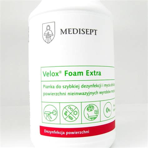 Pianka Velox Foam Extra skuteczna dezynfekcja już w 1 minutę