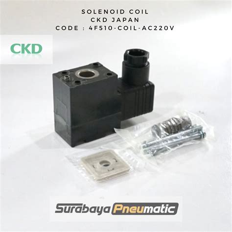 Jual Ckd Japan F Coil Ac V Coil Solenoid Untuk Ckd Body F