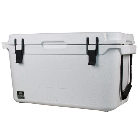 White 50 Qt Bison Cooler Bison Coolers