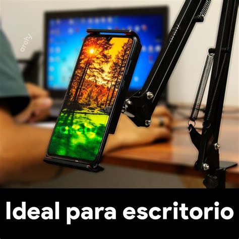 Archy Soporte Tablet Pinza Brazo Flexible Escritorio Mesa Meses Sin