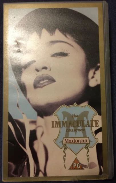 Madonna The Immaculate Collection Vhs Video Picclick Uk