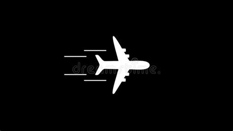 Animation with Plane Flying. Plane Path Nimation. Motion Graphic Design ...