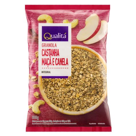 Granola Qualit Castanha Ma E Canela Pacote G P O De A Car