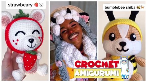 TikTok Crochet Amigurumi Compilation 63 Blu Llama YouTube