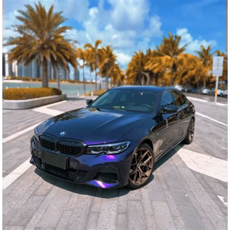 Pet Gloss Midnight Purple Wrap For Car