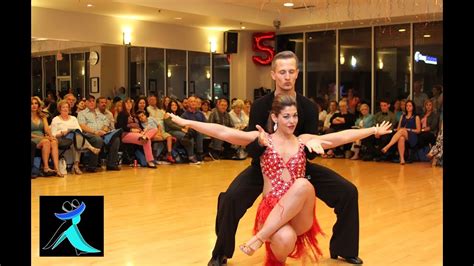 Cha Cha Dance Performance At Ultimate Ballroom Dance Studio In Memphis