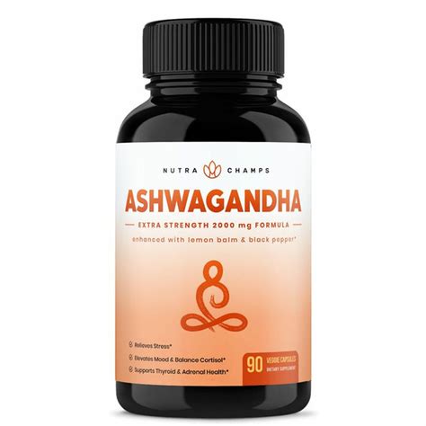 Nutrachamps Ashwagandha Mg Extra Strength Formula Enhanced With