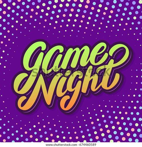 Game Night Banner Stock Vector (Royalty Free) 674460589 | Shutterstock