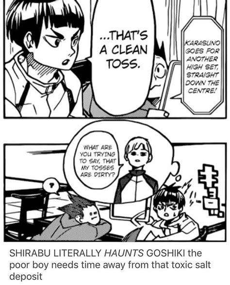 Pin By On Haikyuu He Haikyuu Haikyuu Funny Haikyuu Manga