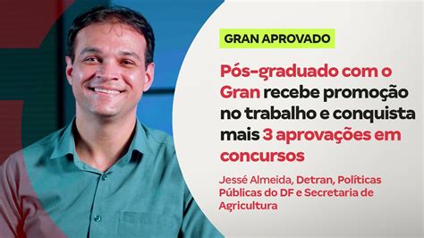 P S Graduado O Gran Recebe Promo O No Trabalho E Conquista Mais