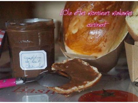 Recettes De Confiture De Lait Au Chocolat Et Chocolat