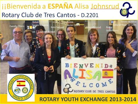 Bienvenida Del Rotary Club Tres Cantos A Alisa Rotary Club Tres