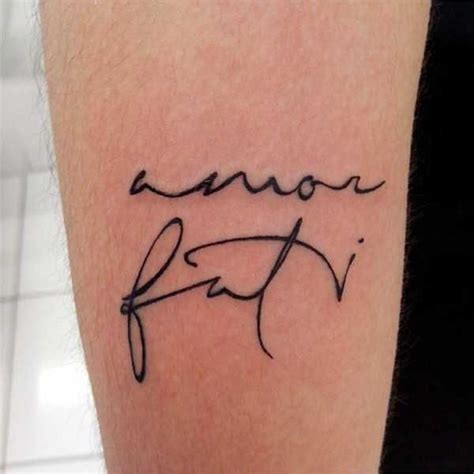 Amor Fati Is A Latin Phrase Loosely Translating To Love Of Fate Or