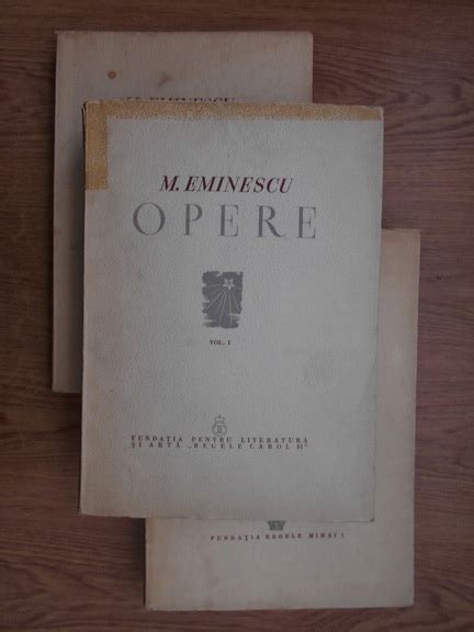 Mihai Eminescu Opere Volume Cump R