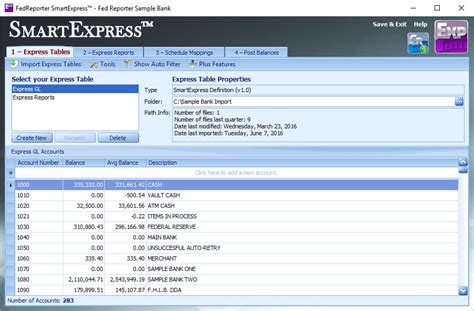 Smartexpress Call Report Mapping Fedreporter