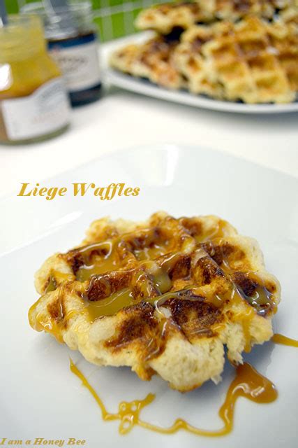 Liege Waffles - I am a Honey Bee