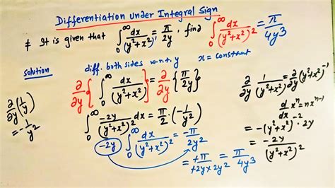 Differentiation Under The Integral Sign Youtube