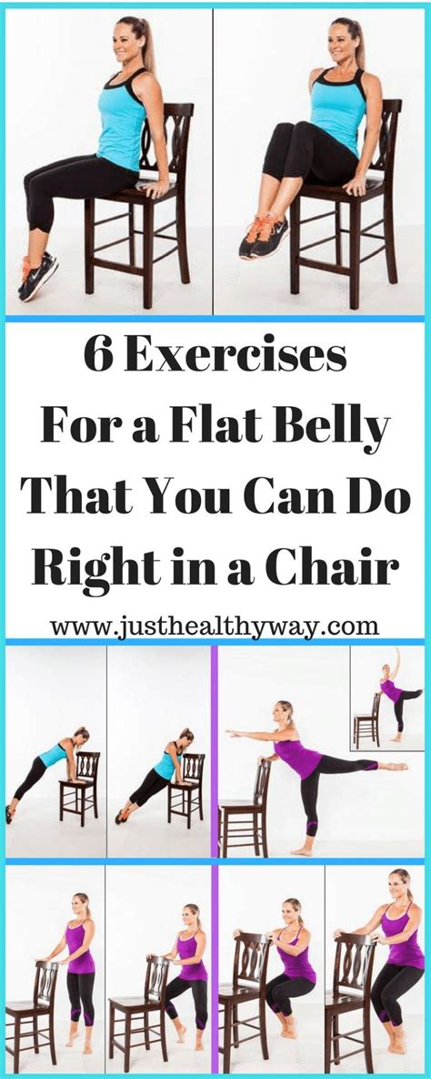 6 EXERCISES WITH A CHAIR FOR A FLAT ABDOMEN IN THREE WEEKS AND AN