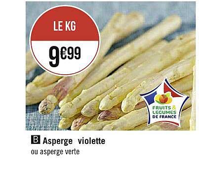 Promo Asperge Violette Ou Asperge Verte Chez Spar ICatalogue Fr