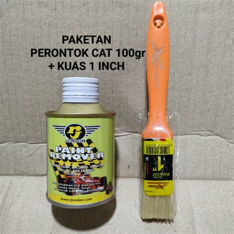 Jual Paketan Paint Remover Rj Gr Kuas Xander Inch Cairan