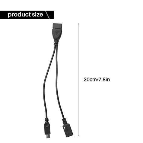 4 Pack Otg Cable Adapter2 In 1 Powered Micro Usb To Usb Adapterotg Cable5748 Ebay