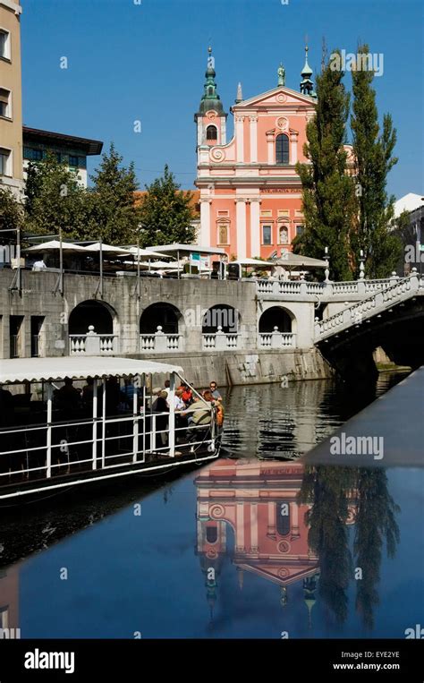 Slovenia, River boat cruise; Ljubljana Stock Photo - Alamy