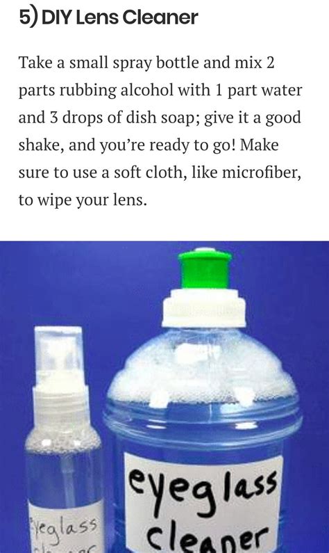 Easy Homemade Eyeglass Cleaner Artofit