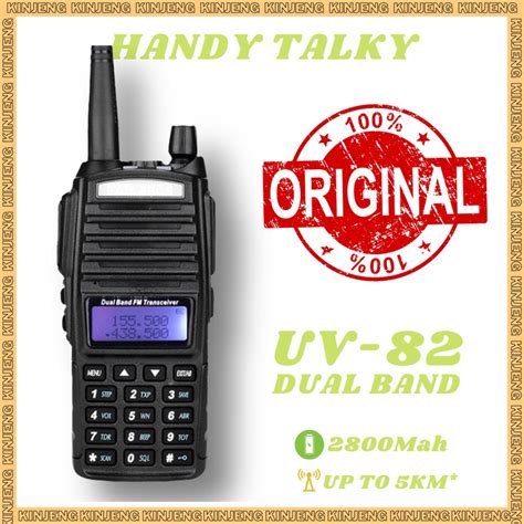 Jual Radio HT Handy Talky Bopeng UV 82 Dual Band Walkie Talkie Bofeng