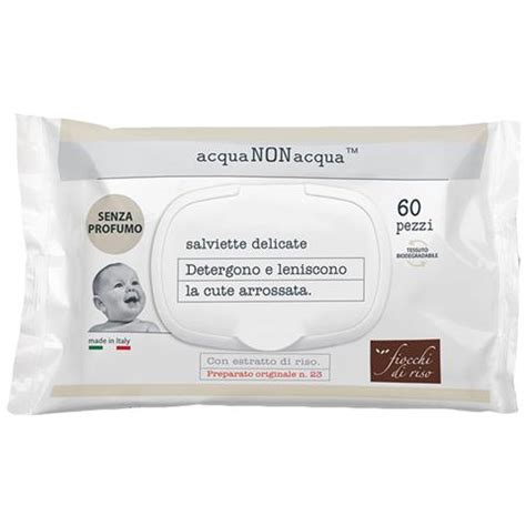 SALVIETTE ACQUA NON ACQUA SENZA PROFUMO | idealBimbo.it