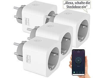 Luminea Home Control Er Set Wlan Steckdosen Energiekostenmesser App